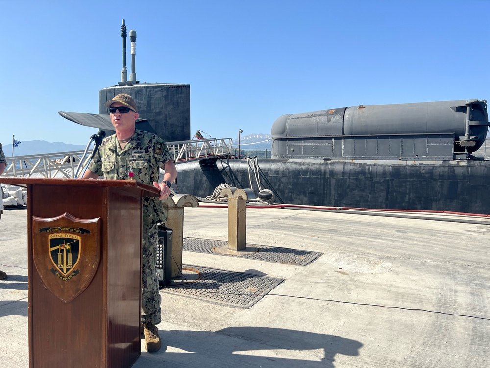 USS Georgia (SSGN 729) Blue Crew Holds Change of Command