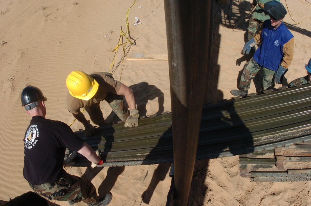 Oregon and Massachusetts ANG Civil Engineers team up during Operation Jump Start deployment