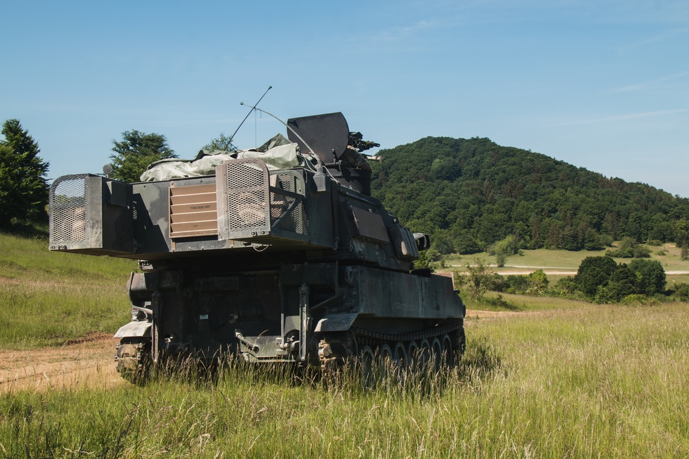 U.S. Soldiers assigned to 10BEB, 1ABCT, 3ID maneuver vehicles in Hohenfels, Germany for Combined Resolve