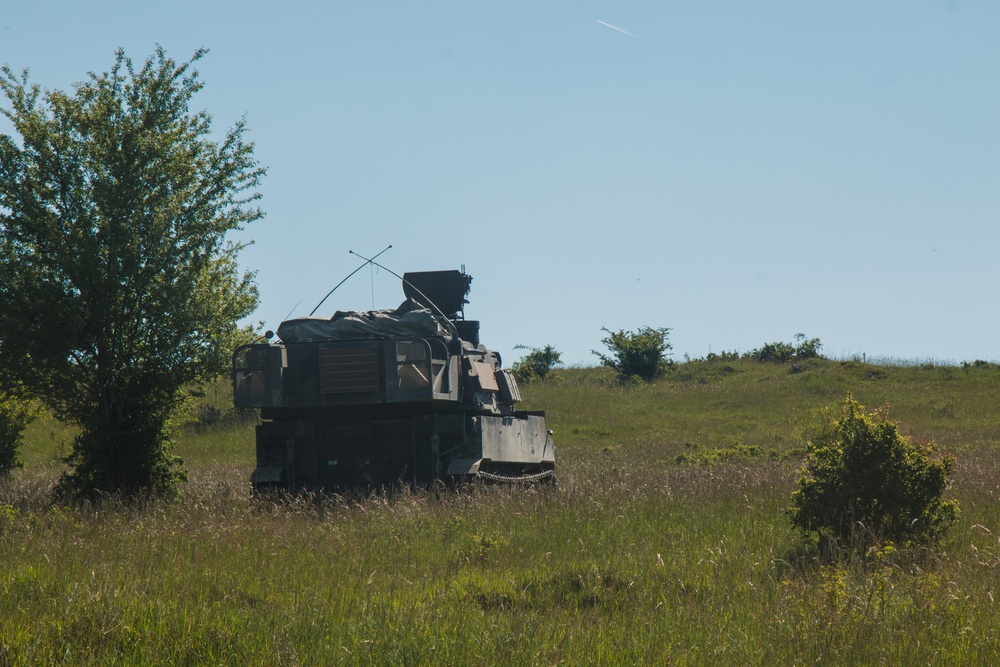 U.S. Soldiers assigned to 10BEB, 1ABCT, 3ID maneuver vehicles in Hohenfels, Germany for Combined Resolve