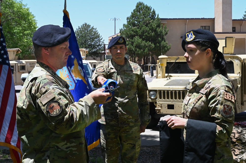 377th SFG finalizes deactivation with furling ceremony