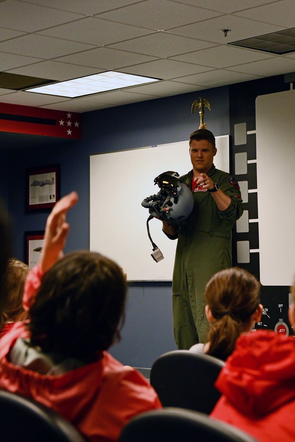 Westfield Intermediate School tours 104th Fighter Wing