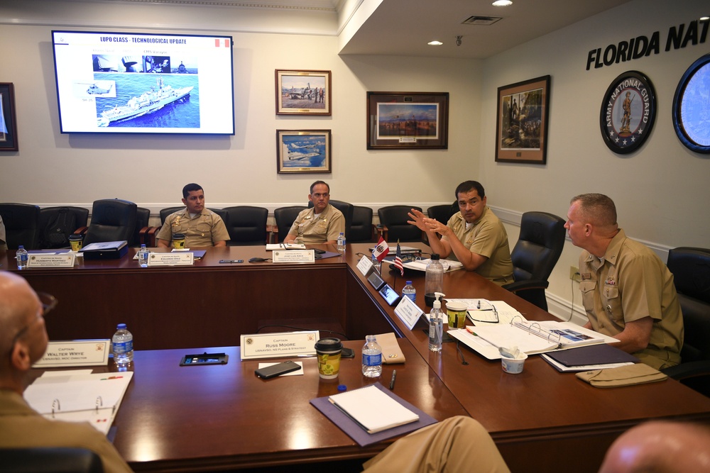 4th Fleet Conducts Maritime Staff Talks With Peru