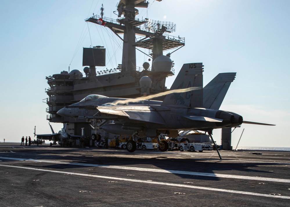 Flight Operations Aboard USS George H.W. Bush (CVN 77)