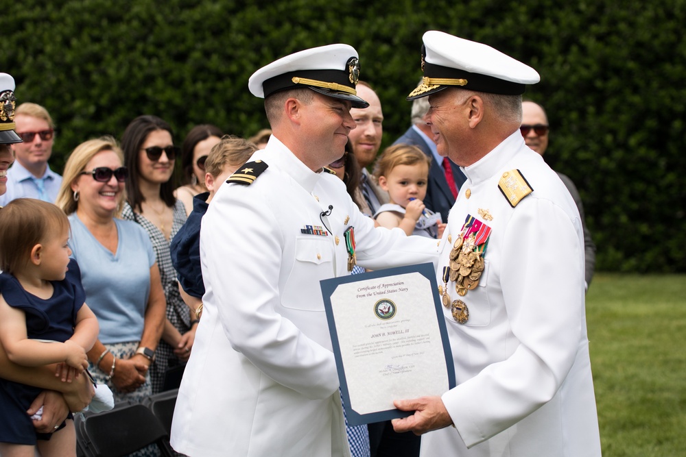 CNP VADM Nowell Retirement Ceremony