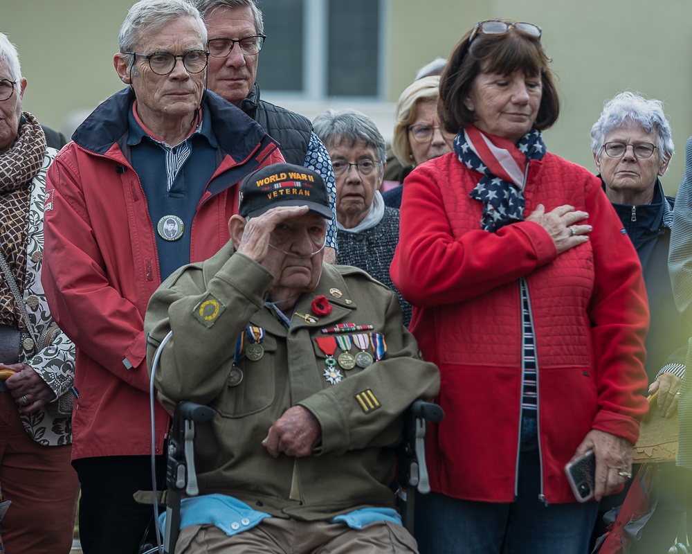 4th Infantry Division Montebourg Monument honored in WWII commemoration