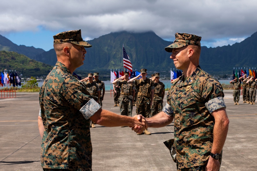 VMU-3 Change of Command Ceremony