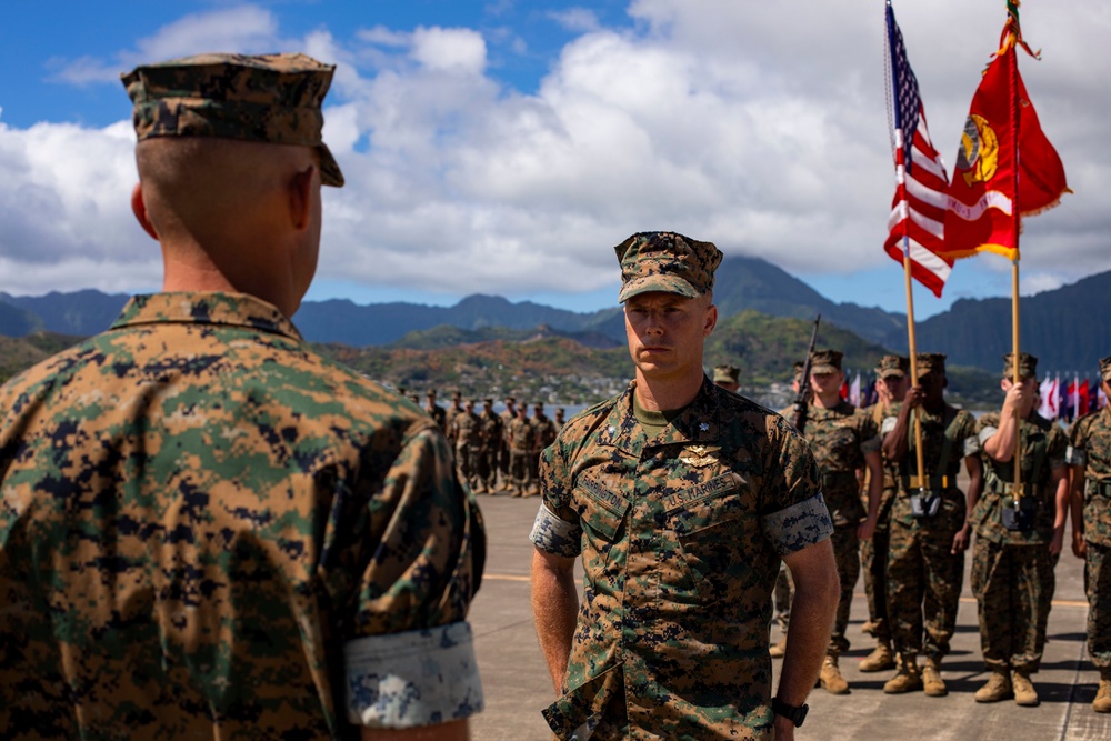 VMU-3 Change of Command Ceremony