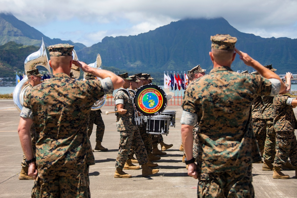 VMU-3 Change of Command Ceremony