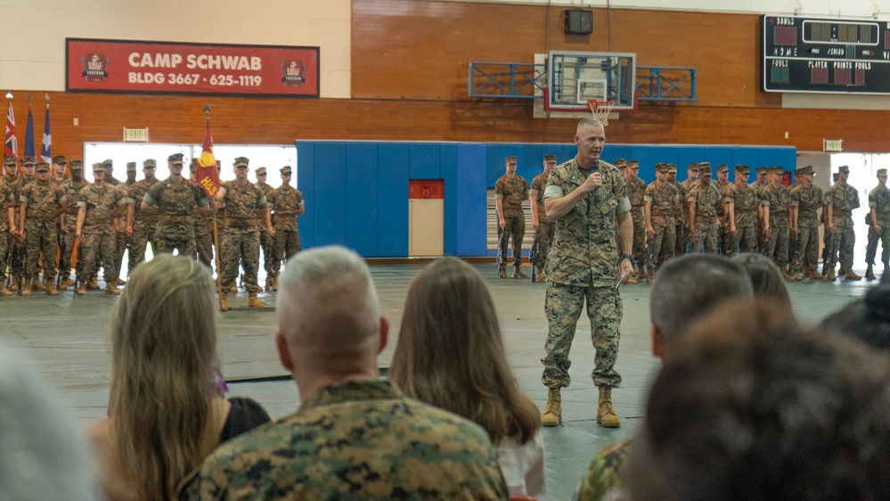 4th Marine Regiment Change of Command