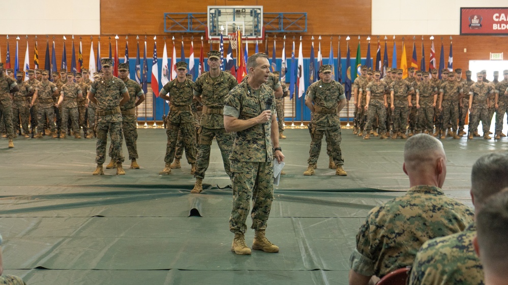 4th Marine Regiment Change of Command