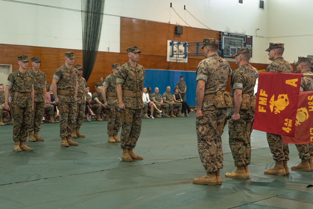 4th Marine Regiment Change of Command