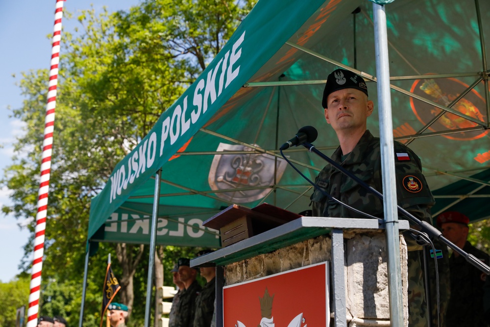 Polish Training Support Battalion celebrates its 8-year anniversary of adoption of heritage