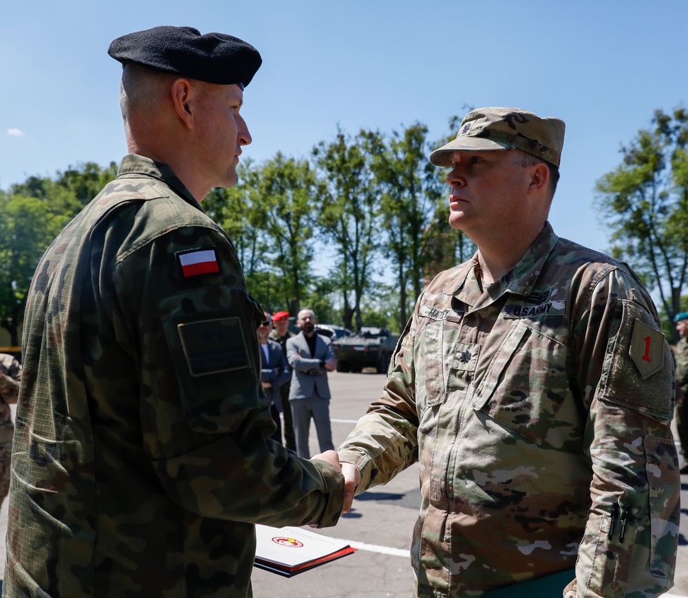 Polish Training Support Battalion celebrates its 8-year anniversary of adoption of heritage