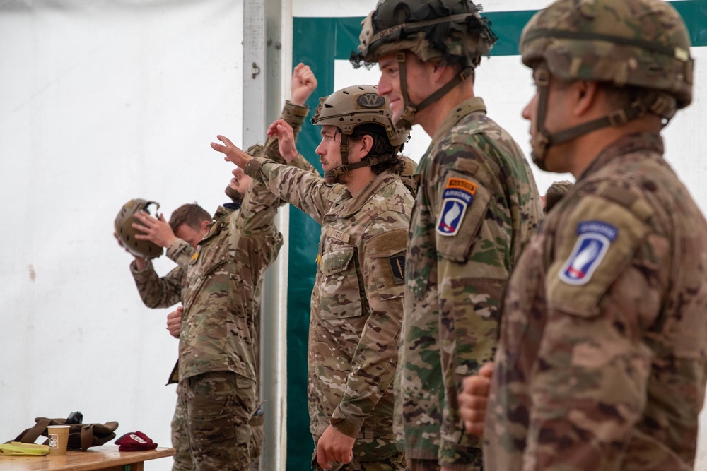 Paratroopers prepare for D-Day jump