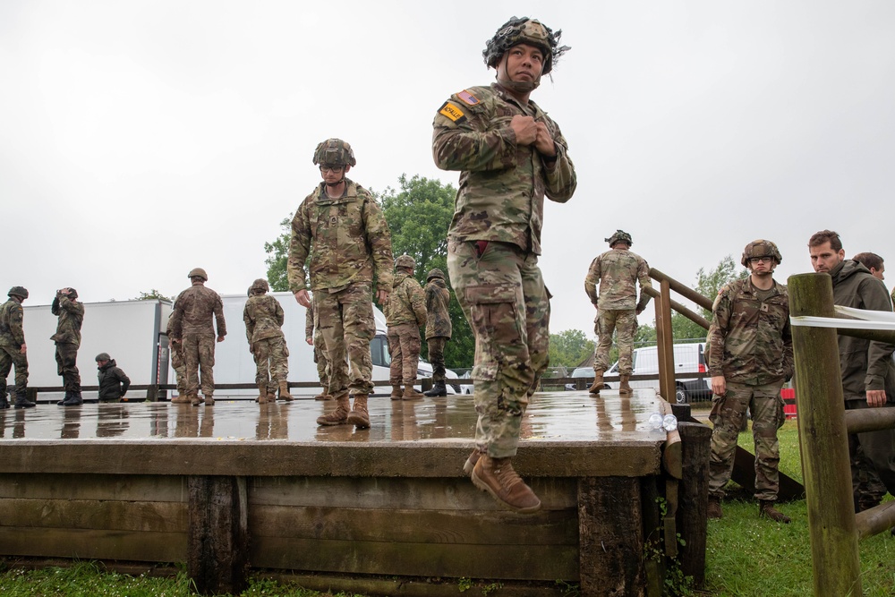 Paratroopers prepare for D-Day jump