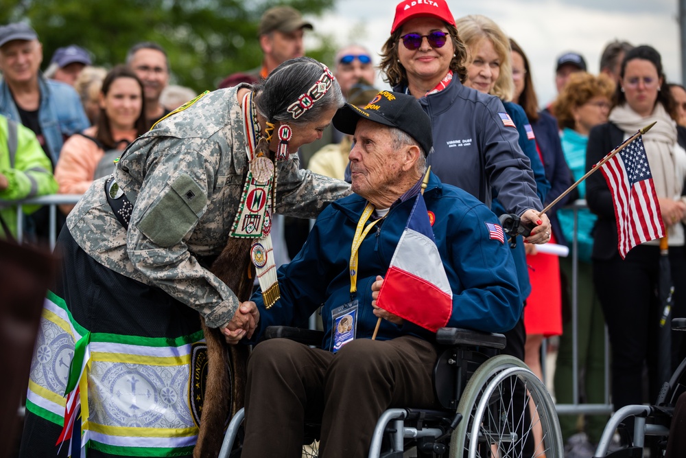 D Day 78th anniversary Cabbage Patch Ceremony