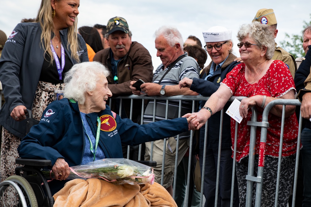 Thanking a hero at the DDay celebrations