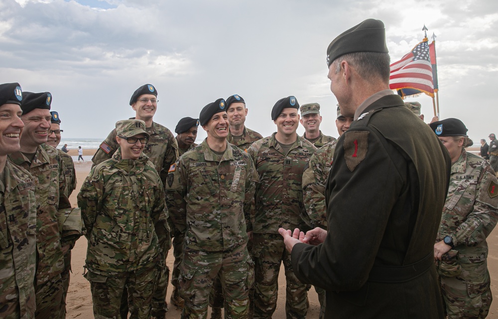 1st ID Participates in Charles Norman Shay Indian Memorial Ceremony