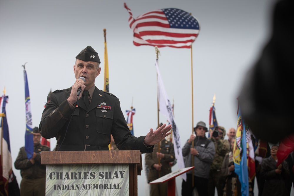 1ID Command Team Participates in D-Day Ceremony