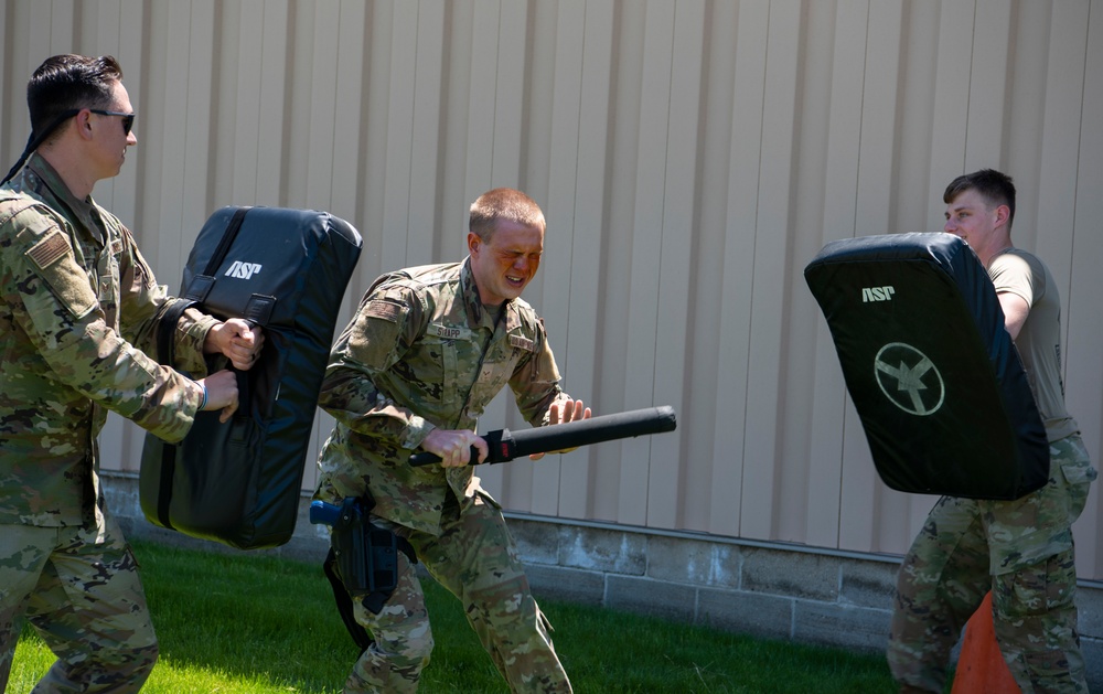 178th Security Forces OC Spray Training