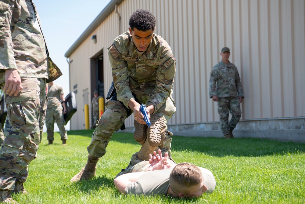 178th Security Forces OC Spray Training