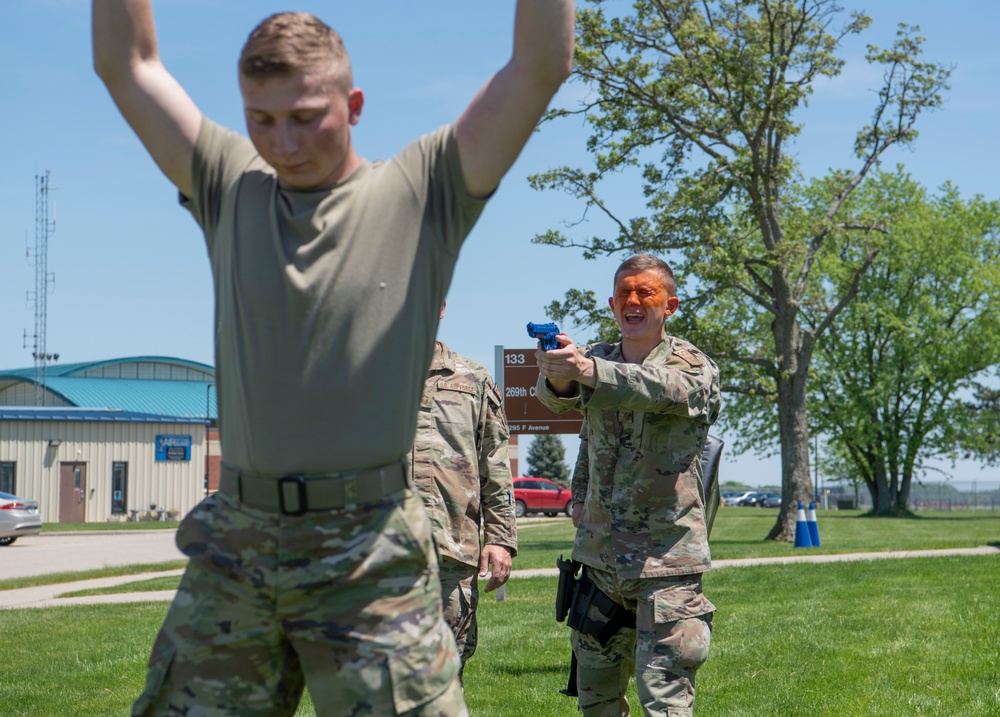 178th Security Forces OC Spray Training