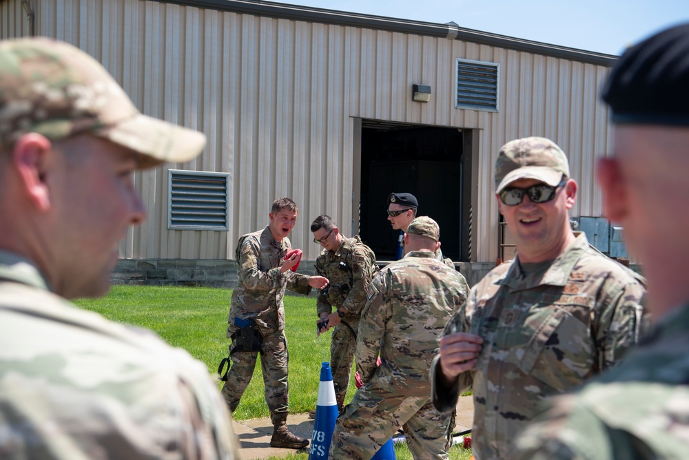 178th Security Forces OC Spray Training