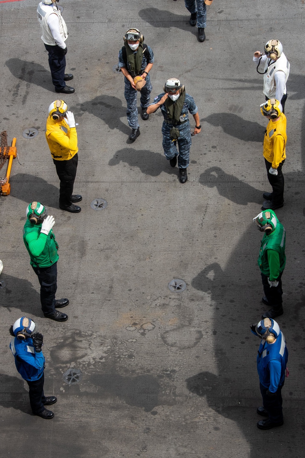 USS Ronald Reagan (CVN 76) Hosts Republic of Korea Navy Rear Admiral