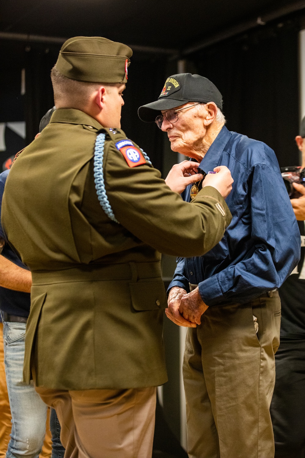 Purple Heart Pinning Normandy 78