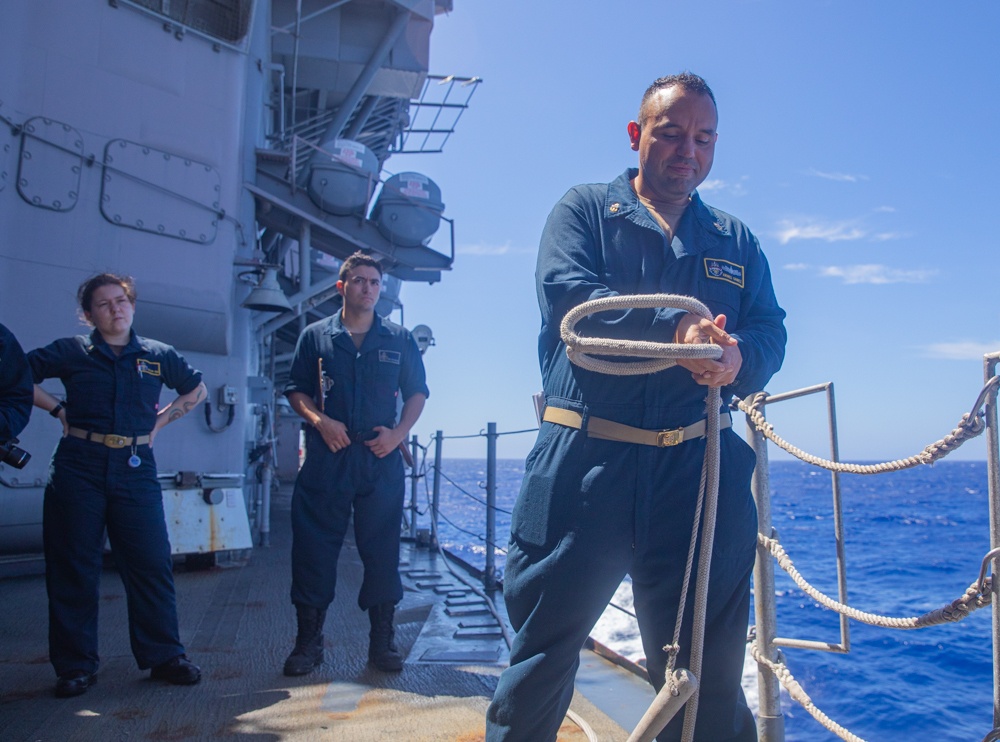 USS Antietam (CG 54) Bow, Hook, and Stem Training