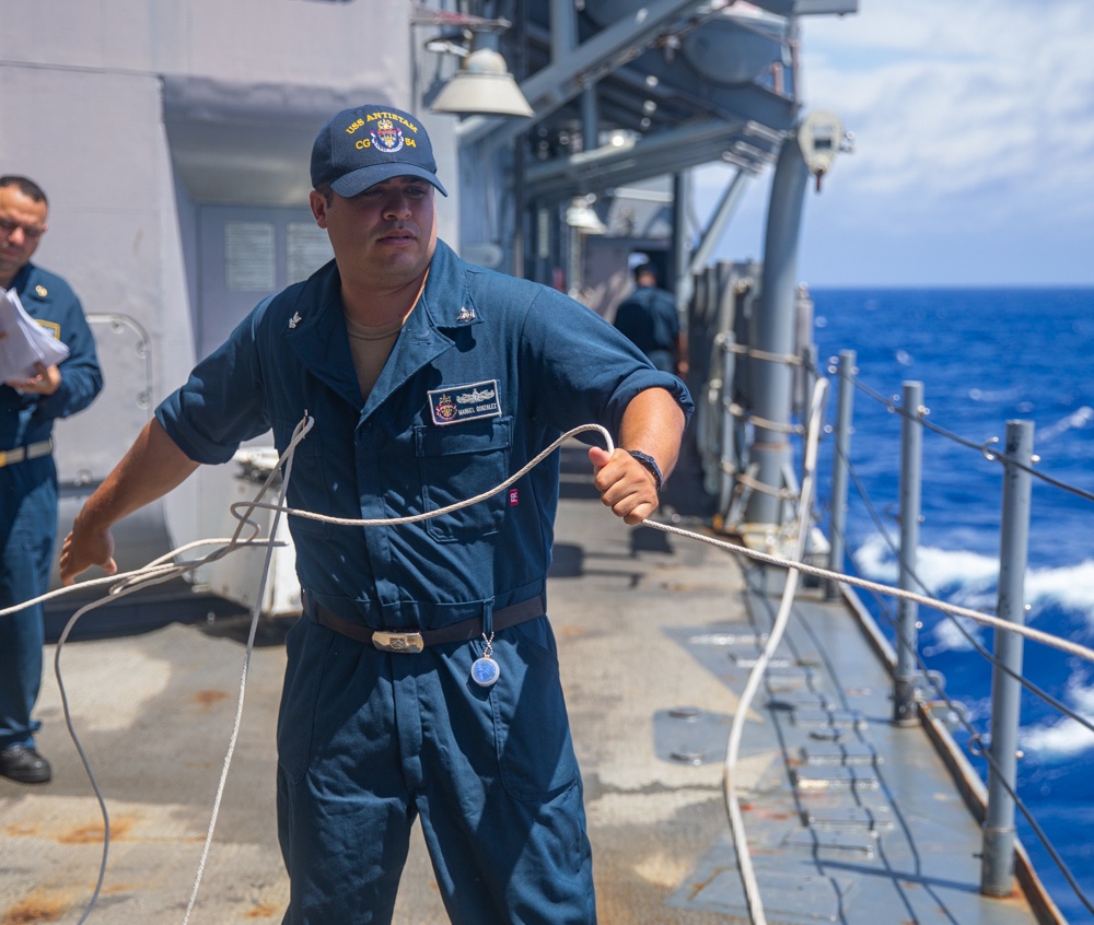 USS Antietam (CG 54) Bow, Hook, and Stem Training