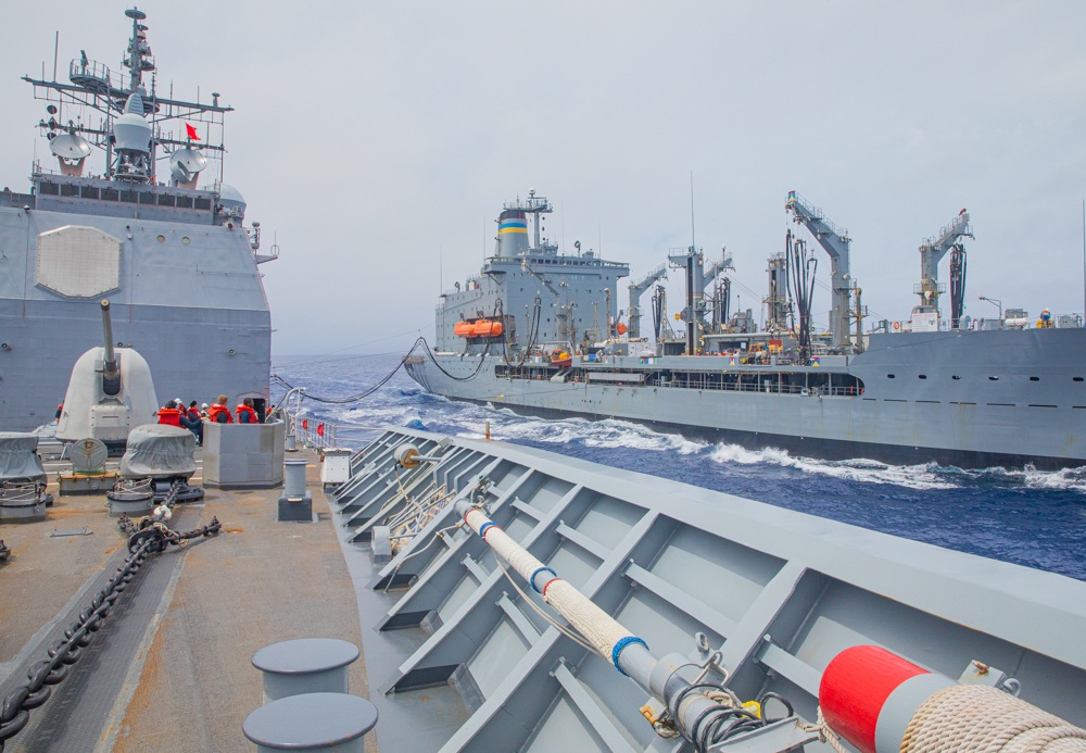 USS Antietam (CG 54) Replenishment-At-Sea
