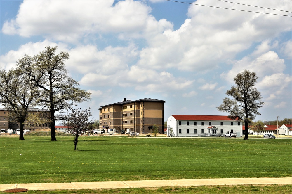 Contractor continues with steady progress on second new 4-story barracks at Fort McCoy