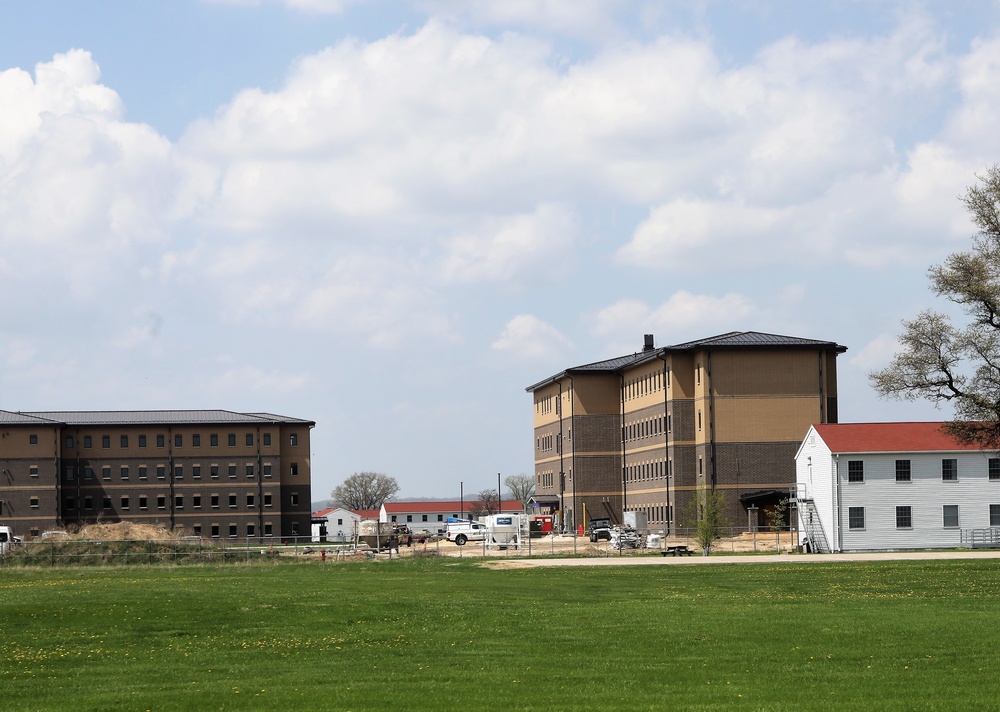 Contractor continues with steady progress on second new 4-story barracks at Fort McCoy