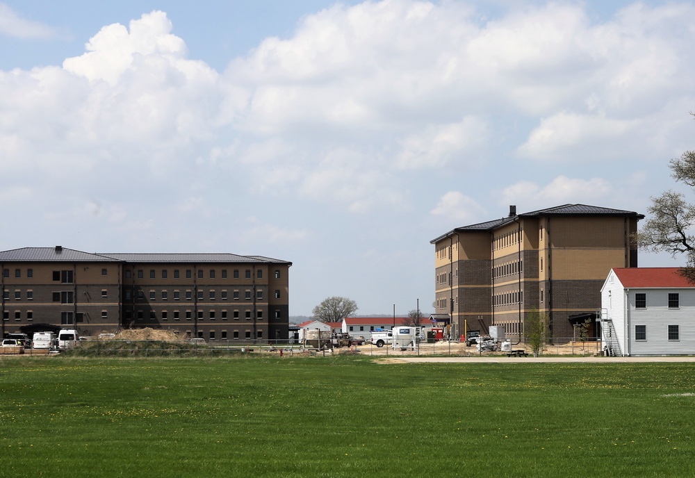 Contractor continues with steady progress on second new 4-story barracks at Fort McCoy