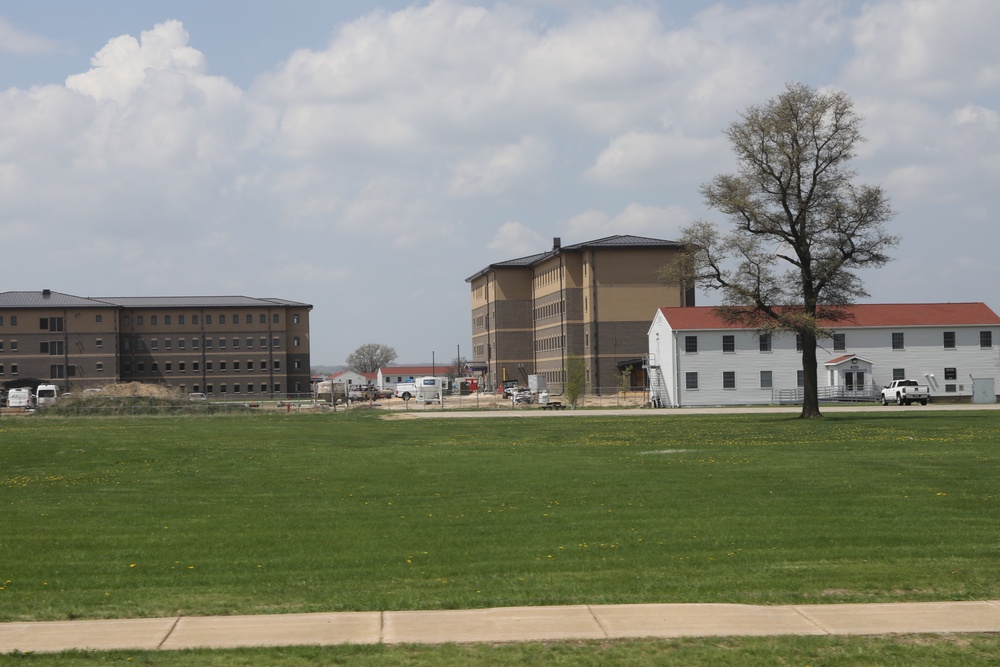 Contractor continues with steady progress on second new 4-story barracks at Fort McCoy