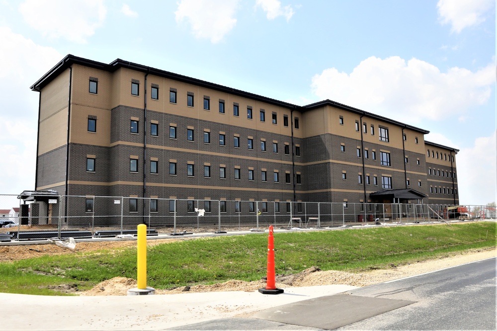 Contractor continues with steady progress on second new 4-story barracks at Fort McCoy