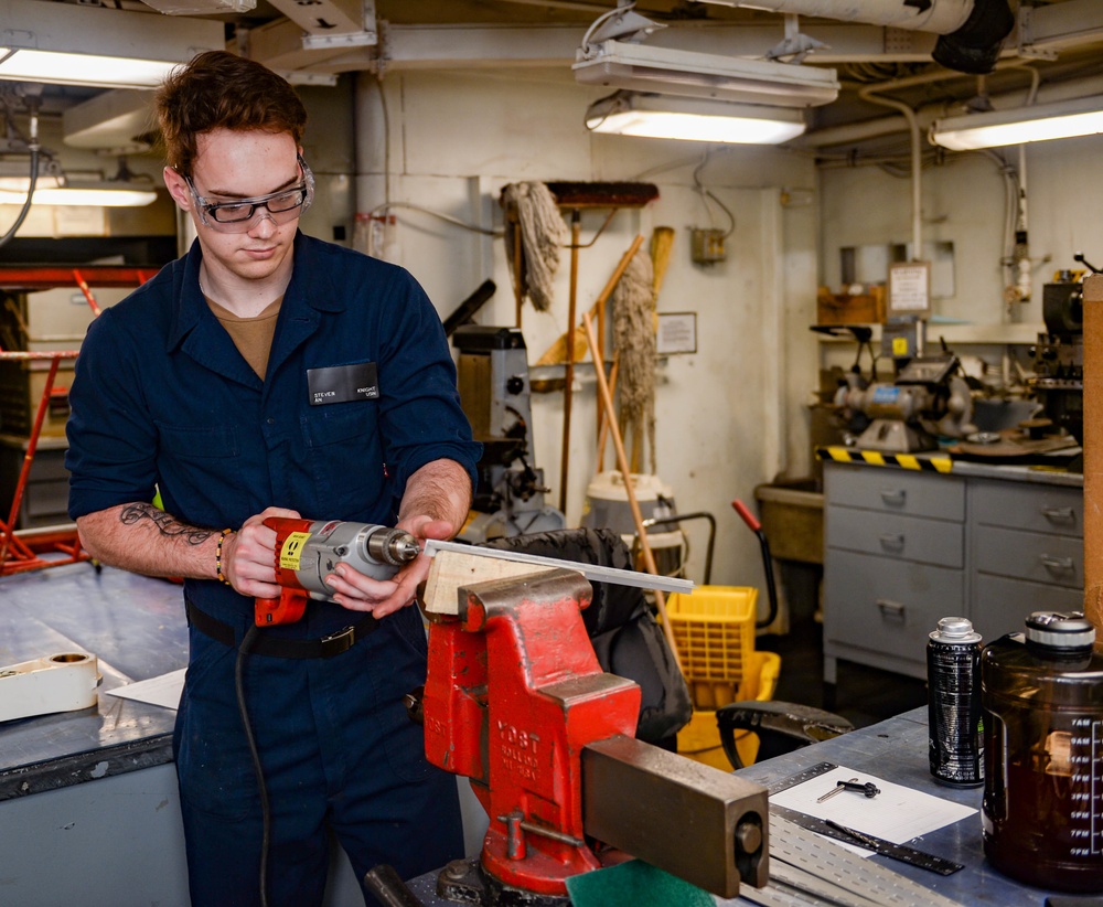 The Harry S. Truman Carrier Strike Group is on a scheduled deployment in the U.S. Naval Forces Europe area of operations, employed by U.S. Sixth Fleet to defend U.S., Allied and Partner interests.