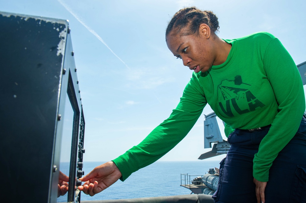 The Harry S. Truman Carrier Strike Group is on a scheduled deployment in the U.S. Naval Forces Europe area of operations, employed by U.S. Sixth Fleet to defend U.S., Allied and Partner interests.