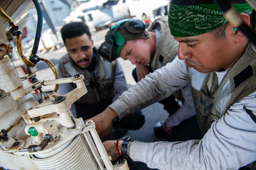 The Harry S. Truman Carrier Strike Group is on a scheduled deployment in the U.S. Naval Forces Europe area of operations, employed by U.S. Sixth Fleet to defend U.S., Allied and Partner interests.