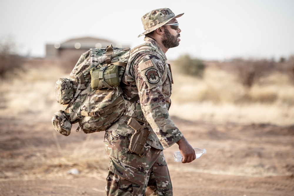 409th AEG Airmen participate in Memorial Day ruck march