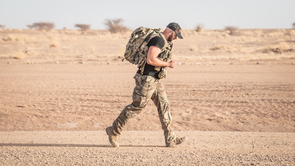 409th AEG Airmen participate in Memorial Day ruck march