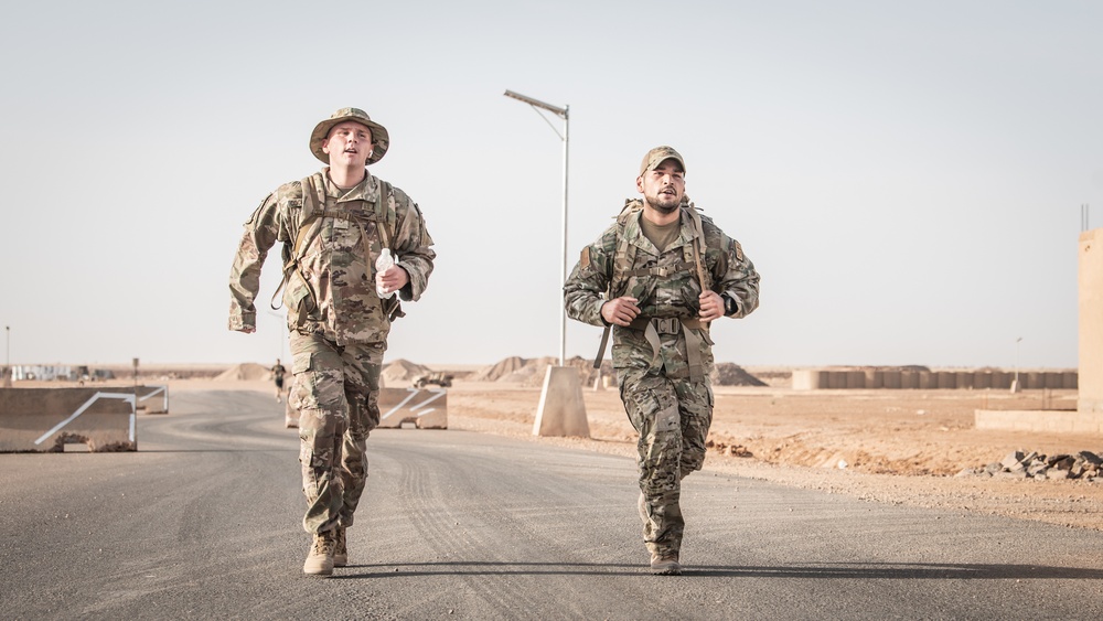 409th AEG Airmen participate in Memorial Day ruck march