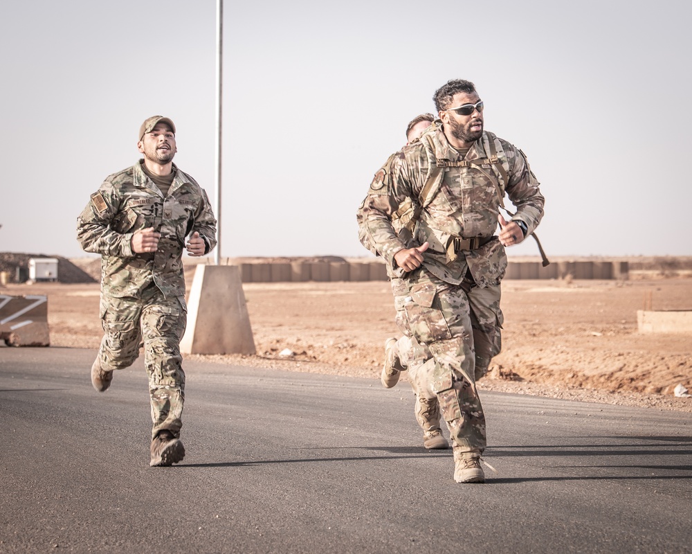 409th AEG Airmen participate in Memorial Day ruck march