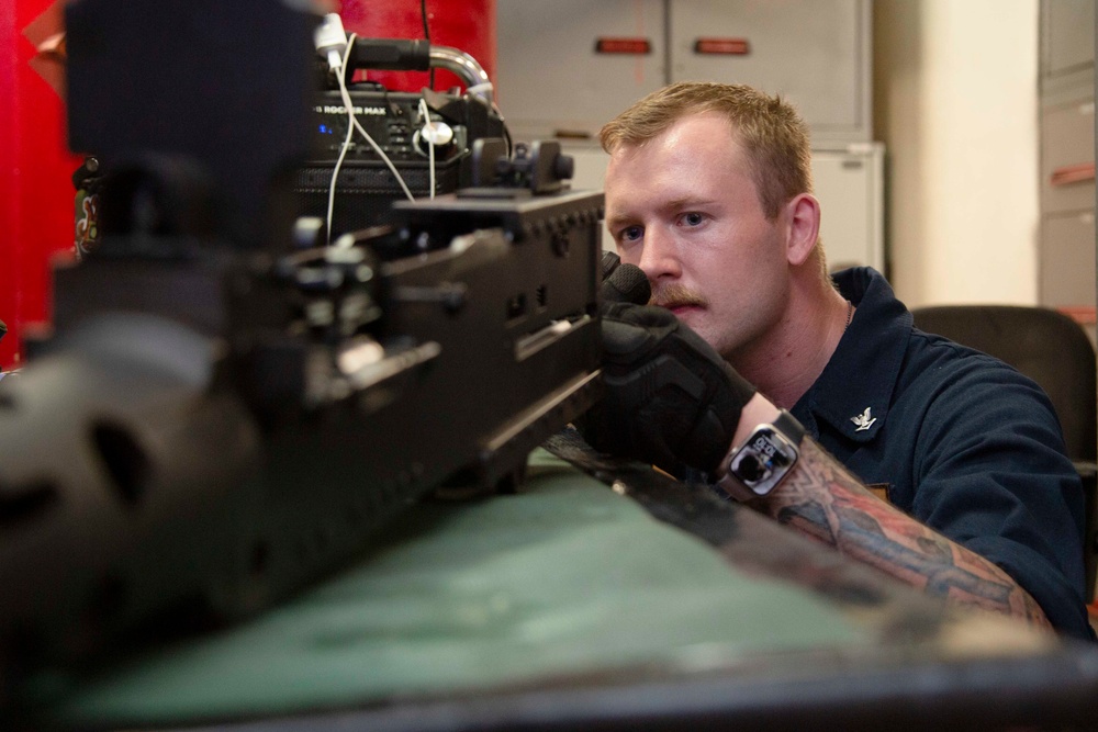 Abraham Lincoln sailors perform teardown maintenance