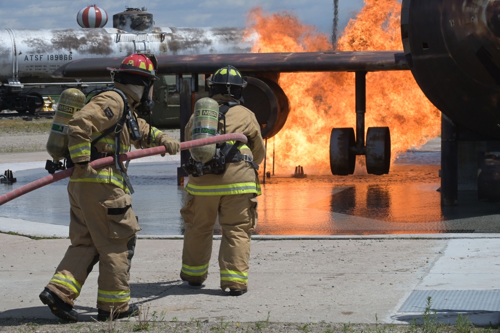 North Dakota Regional Training Site Provides Fire Fighter Training for 119th Wing