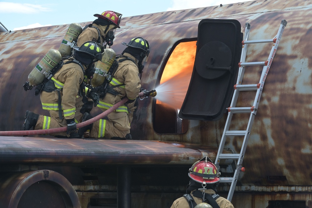 North Dakota Regional Training Site Provides Fire Fighter Training for 119th Wing