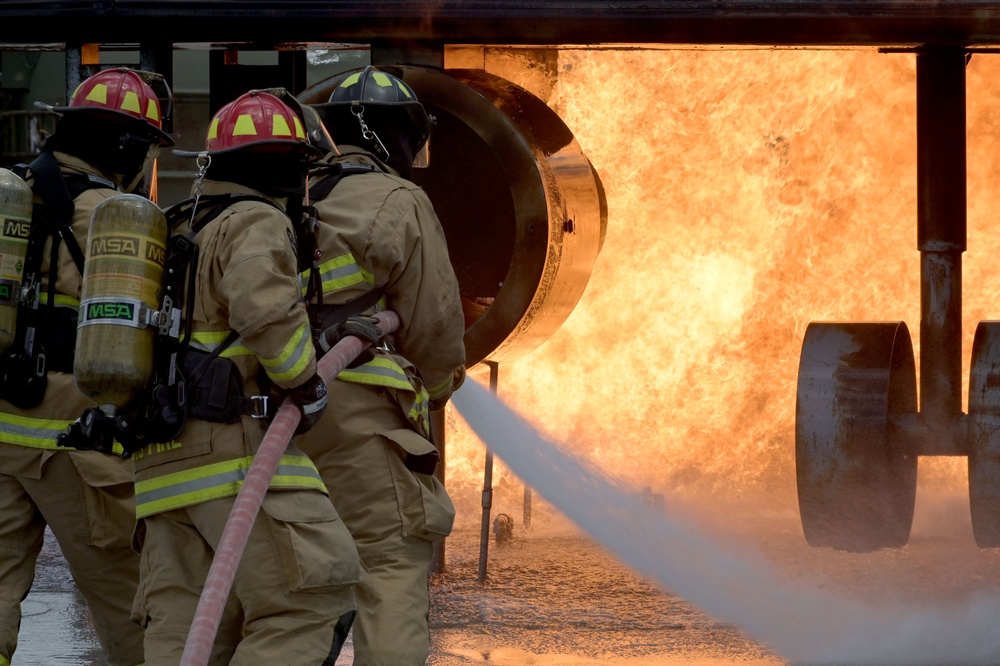 North Dakota Regional Training Site Provides Fire Fighter Training for 119th Wing