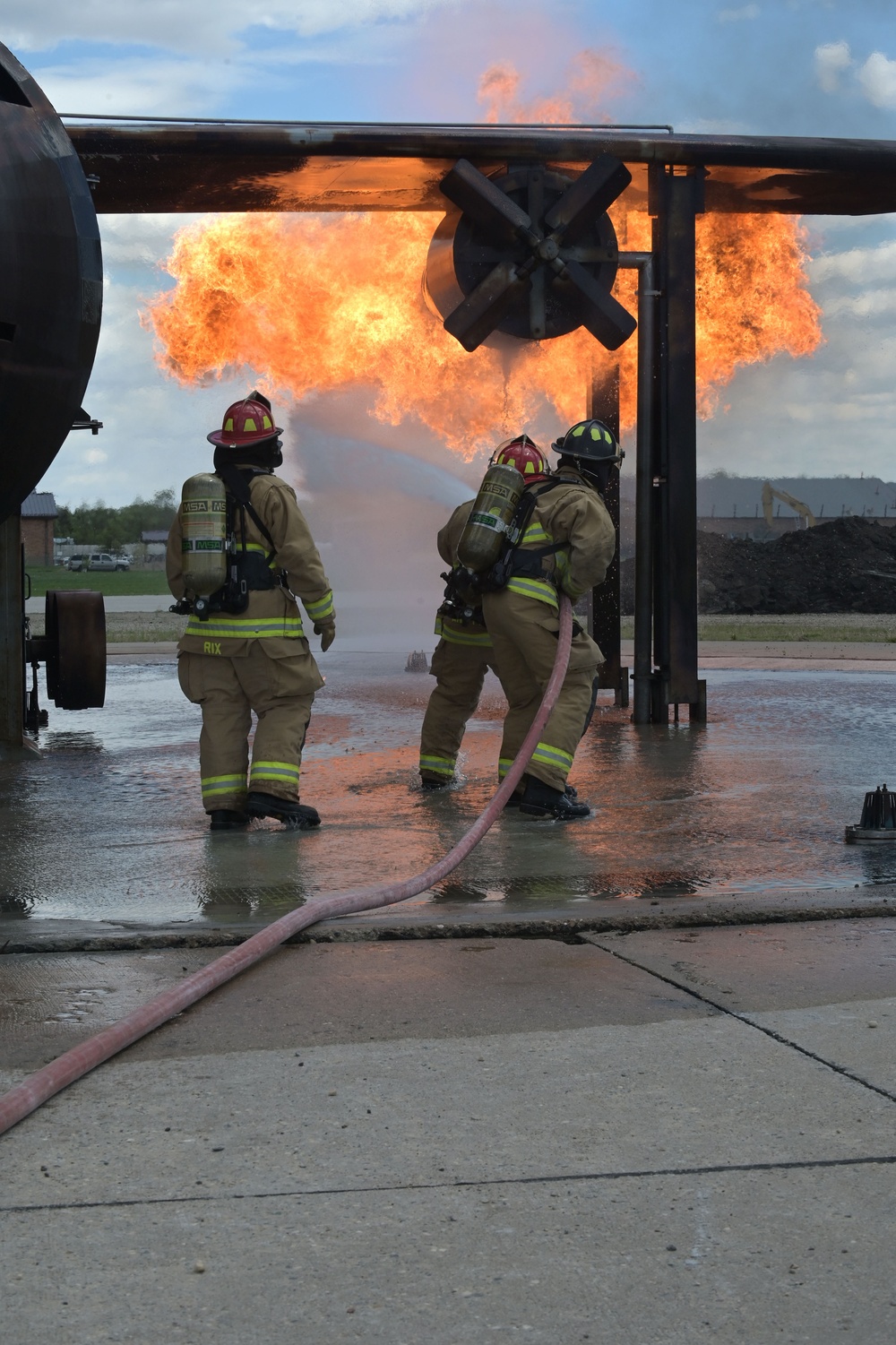 North Dakota Regional Training Site Provides Fire Fighter Training for 119th Wing